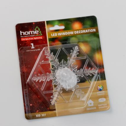 Dekorace do okna LED/2xCR2032