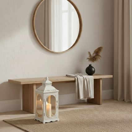 Dekorační lucerna ROSEHILL 27,5 cm bílá