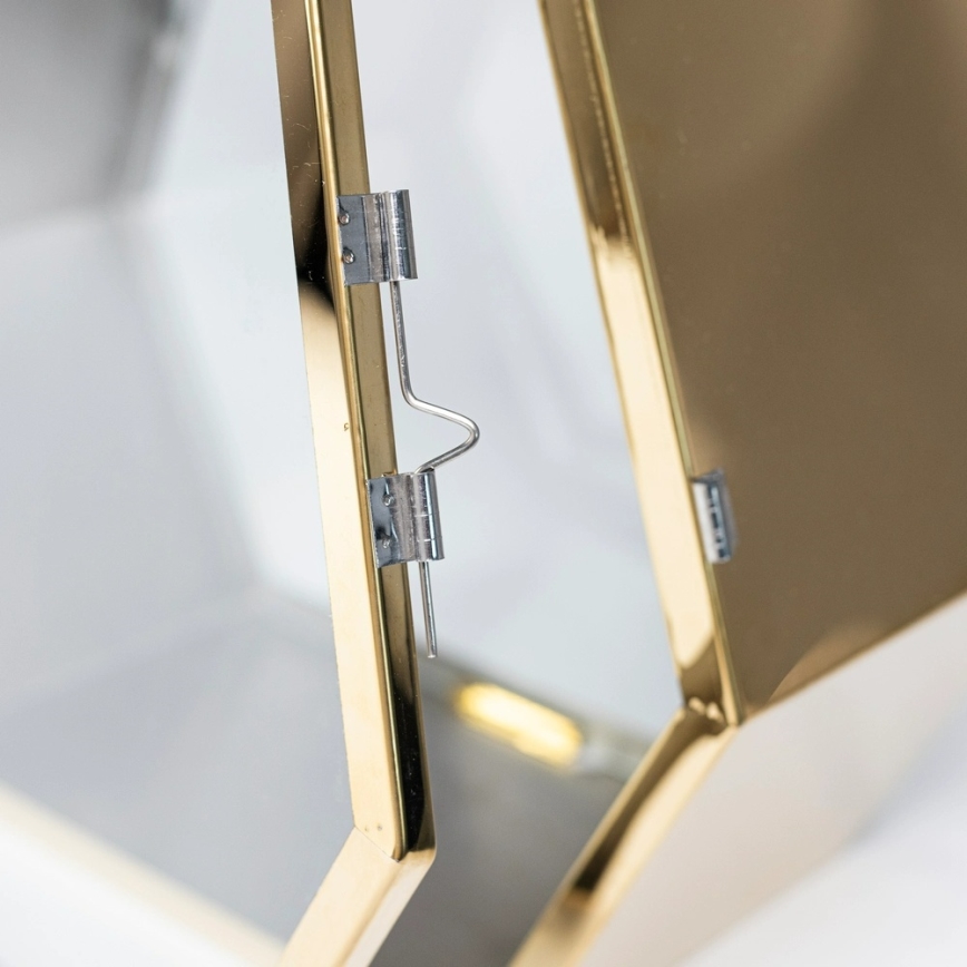 Dekorační lucerna TOWER 43 cm zlatá