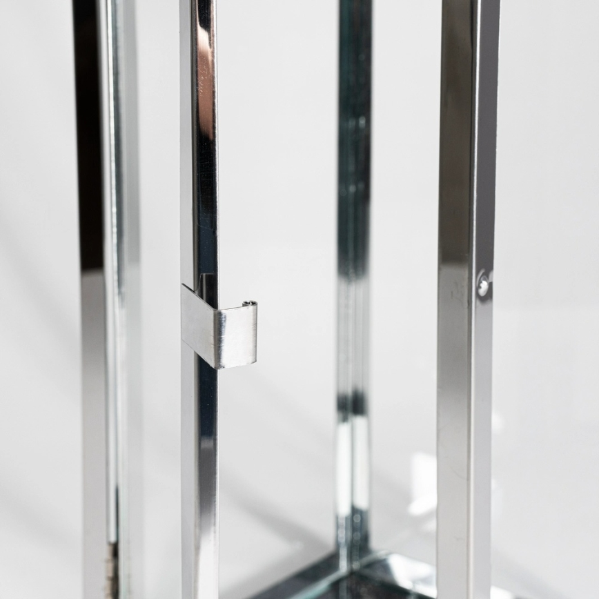 Dekorační lucerna TOWER 49 cm lesklý chrom