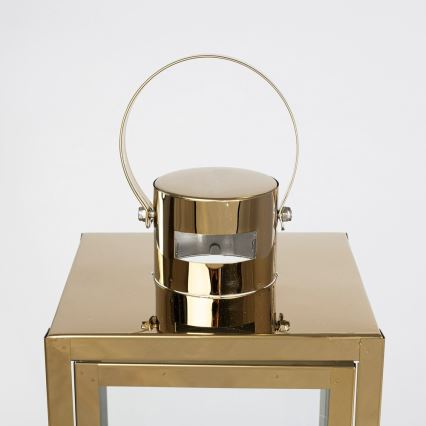 Dekorační lucerna TOWER 49 cm zlatá
