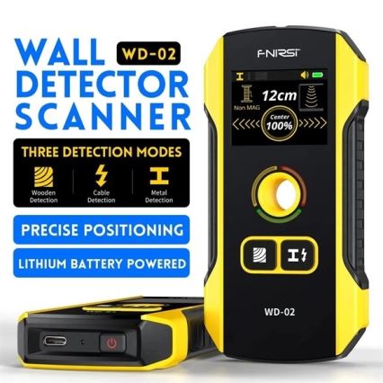 Detektor kovů, napětí a nehomogenity 300 mAh 5V