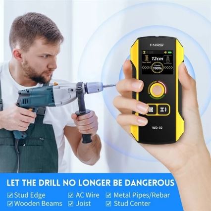 Detektor kovů, napětí a nehomogenity 300 mAh 5V