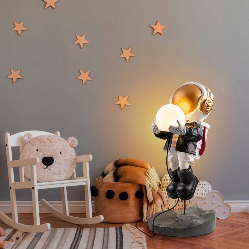 Dětská lampička ASTRONAUT 1xE14/40W/230V měděná