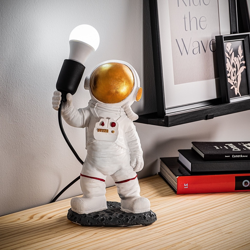 Dětská lampička ASTRONAUT 1xE27/40W/230V měděná/bílá