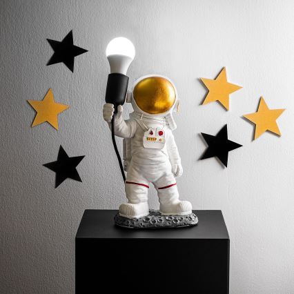 Dětská lampička ASTRONAUT 1xE27/40W/230V měděná/bílá