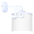 Dětská nástěnná lampa SWEET 1xE27/15W/230V bílá/modrá/medvídek