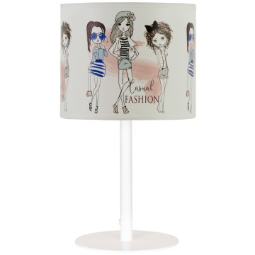 Dětská stolní lampa GIRLS VIBES 1xE27/60W/230V pr. 18 cm dívky