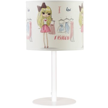 Dětská stolní lampa GIRLS VIBES 1xE27/60W/230V pr. 18 cm I love fashion