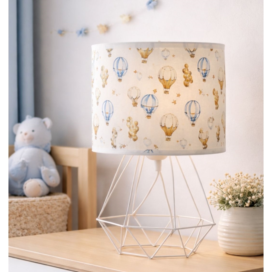 Dětská stolní lampa KIDS ROOM 1xE27/60W/230V pr. 18 cm balónky