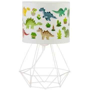 Dětská stolní lampa KIDS ROOM 1xE27/60W/230V pr. 18 cm dinosaurus