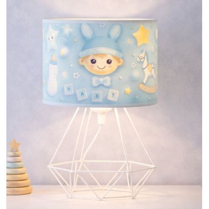 Dětská stolní lampa KIDS ROOM 1xE27/60W/230V pr. 18 cm kosmonaut