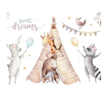 Dětská stolní lampa KIDS ROOM 1xE27/60W/230V pr. 18 cm zvířátka