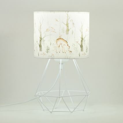 Dětská stolní lampa KIDS ROOM 1xE27/60W/230V pr. 18 cm zvířátka