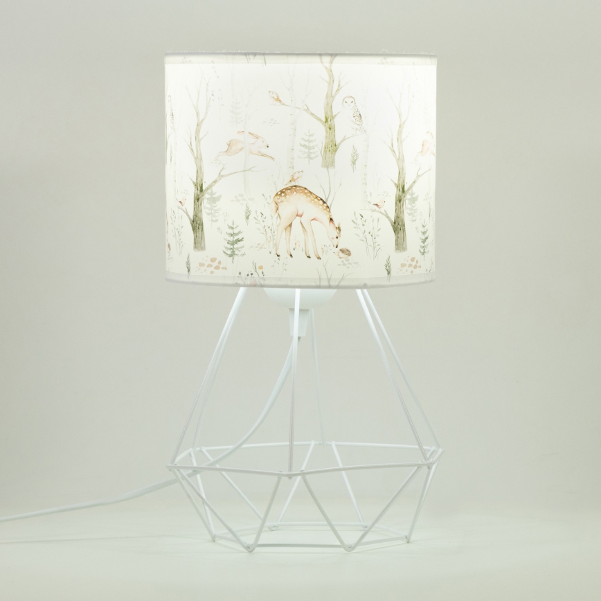 Dětská stolní lampa KIDS ROOM 1xE27/60W/230V pr. 18 cm zvířátka