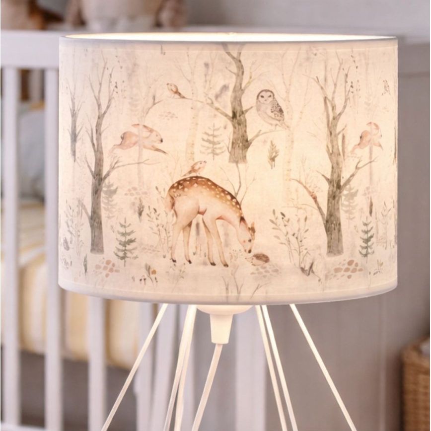 Dětská stolní lampa KIDS ROOM 1xE27/60W/230V pr. 18 cm zvířátka