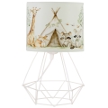 Dětská stolní lampa KIDS ROOM 1xE27/60W/230V pr. 18 cm zvířátka