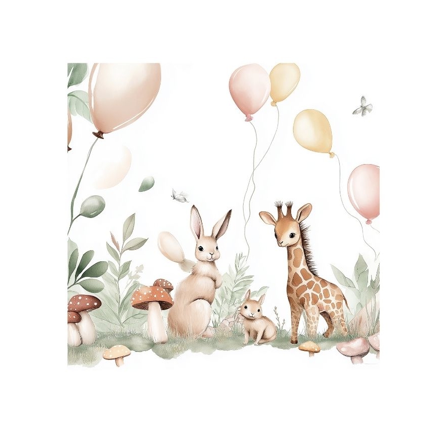 Dětská stolní lampa KIDS ROOM 1xE27/60W/230V pr. 18 cm zvířátka