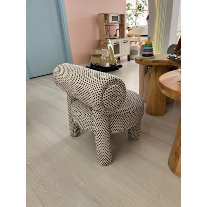 Dětské křeslo MAVI béžová/černá