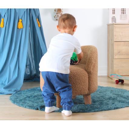 Dětské křeslo PIXI pr. 46 cm hnědá