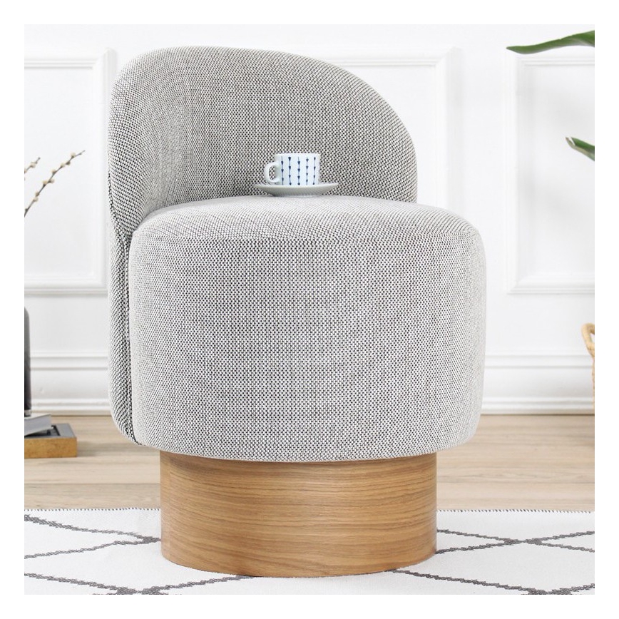 Dětské křeslo RIKI 40x47 cm šedá