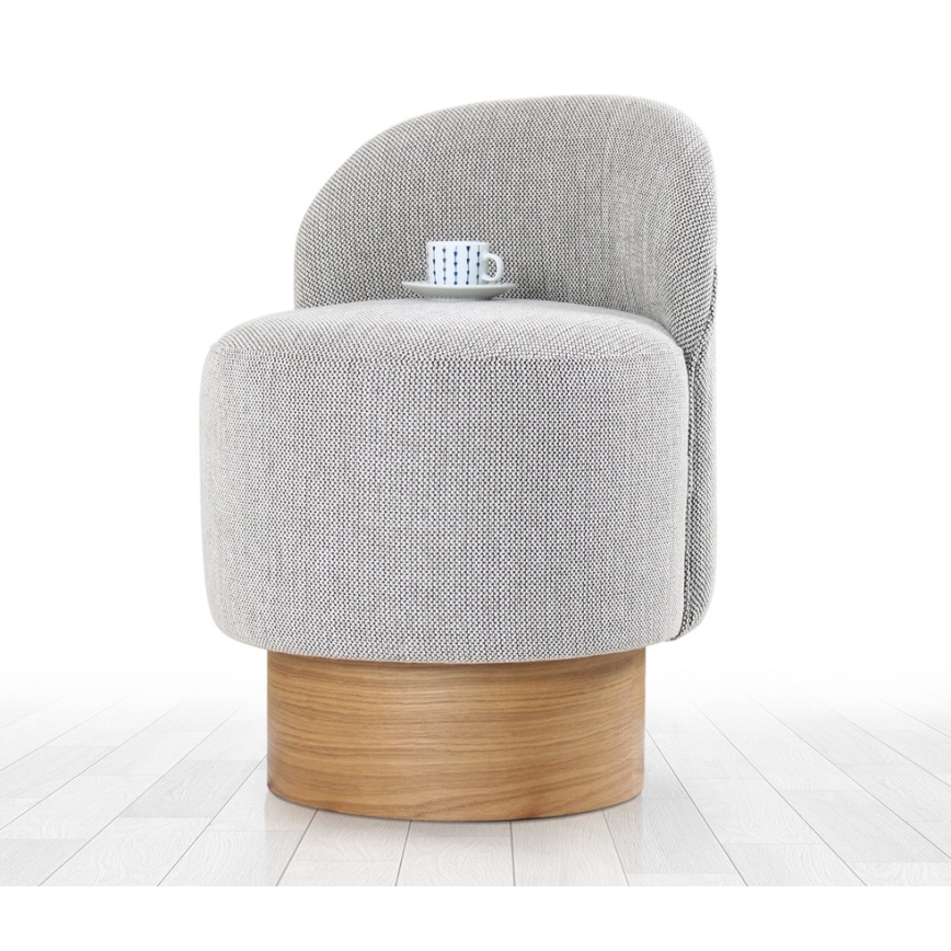 Dětské křeslo RIKI 40x47 cm šedá