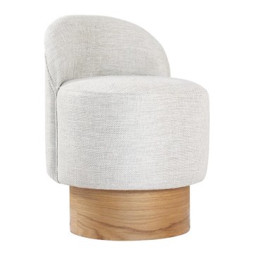 Dětské křeslo RIKI 40x47 cm světle šedá