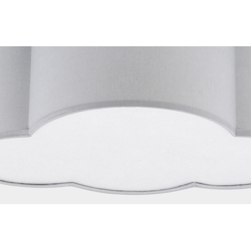 Dětské stropní svítidlo CLOUD MINI 2xE27/15W/230V šedá
