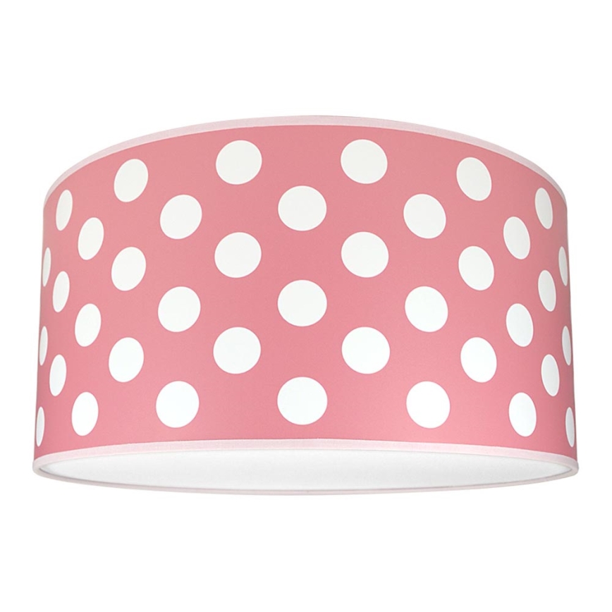 Dětské stropní svítidlo DOTS PINK 2xE27/60W/230V růžová