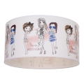 Dětské stropní svítidlo GIRLS VIBES 1xE27/60W/230V pr. 40 cm dívky