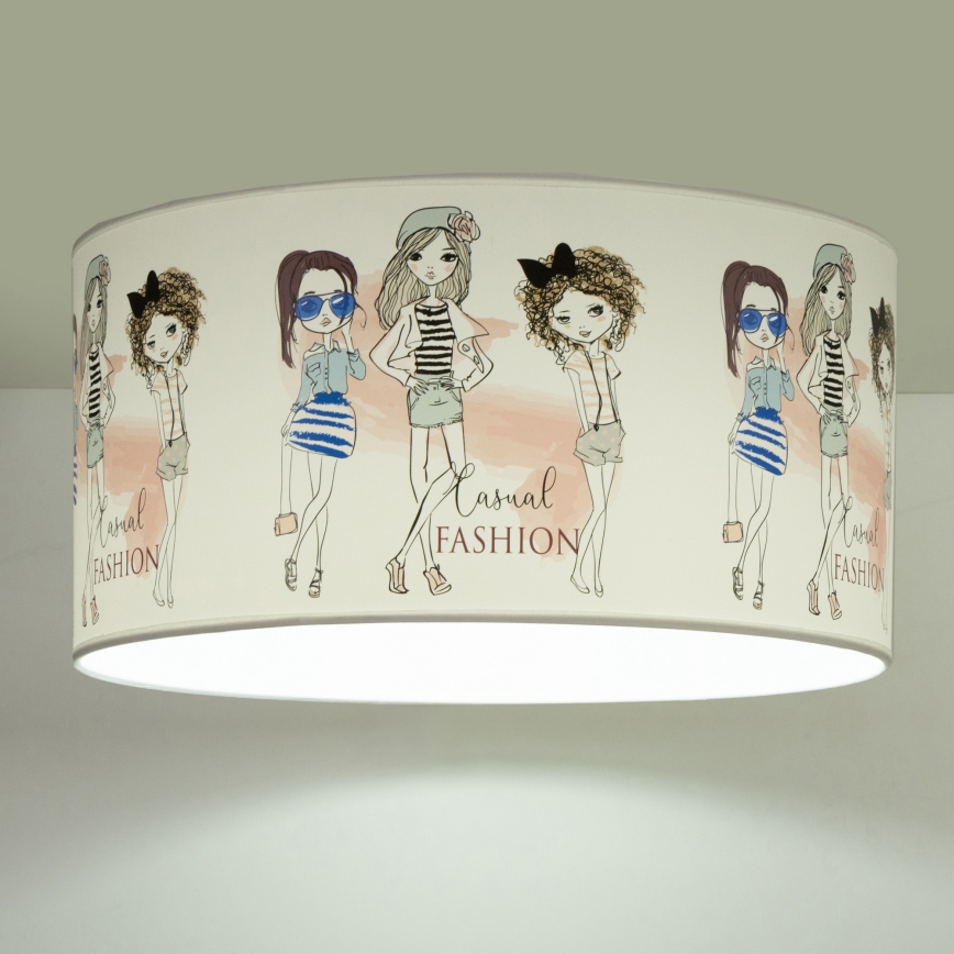 Dětské stropní svítidlo GIRLS VIBES 1xE27/60W/230V pr. 40 cm dívky