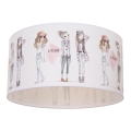 Dětské stropní svítidlo GIRLS VIBES 1xE27/60W/230V pr. 40 cm dívky