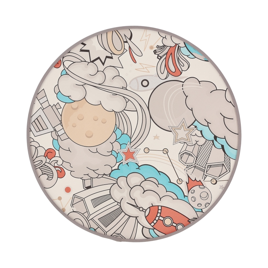 Dětské stropní svítidlo KIDDY 2xE27/40W/230V bílá/béžová