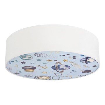 Dětské stropní svítidlo KIDDY 2xE27/40W/230V bílá/modrá