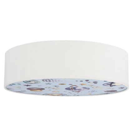 Dětské stropní svítidlo KIDDY 2xE27/40W/230V bílá/modrá