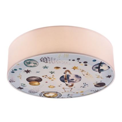 Dětské stropní svítidlo KIDDY 2xE27/40W/230V bílá/modrá