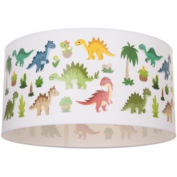 Dětské stropní svítidlo KIDS ROOM 1xE27/60W/230V pr. 40 cm dinosaurus