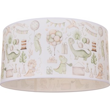Dětské stropní svítidlo KIDS ROOM 1xE27/60W/230V pr. 40 cm dinosaurus
