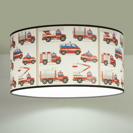 Dětské stropní svítidlo KIDS ROOM 1xE27/60W/230V pr. 40 cm hasiči