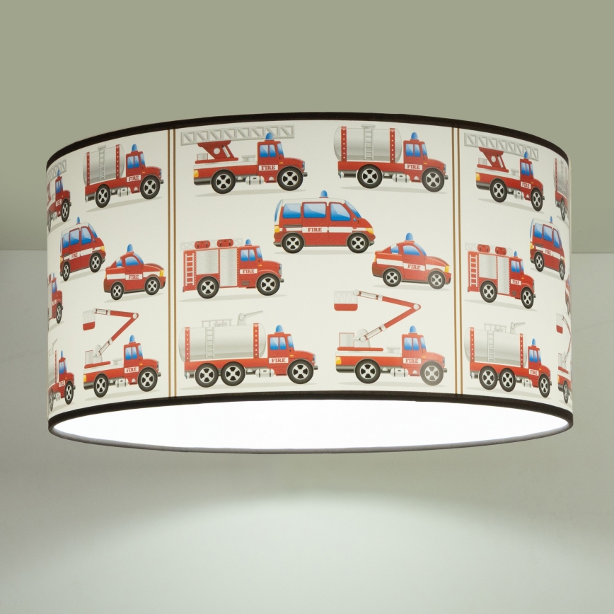 Dětské stropní svítidlo KIDS ROOM 1xE27/60W/230V pr. 40 cm hasiči