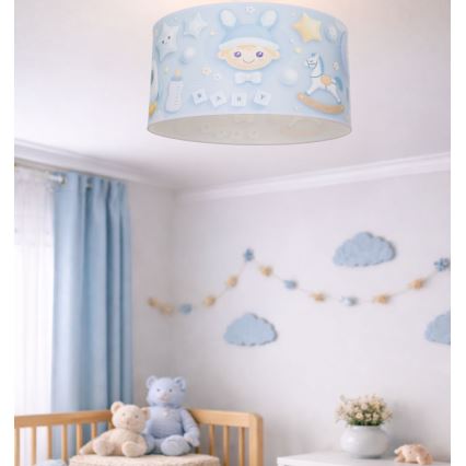 Dětské stropní svítidlo KIDS ROOM 1xE27/60W/230V pr. 40 cm kosmonaut
