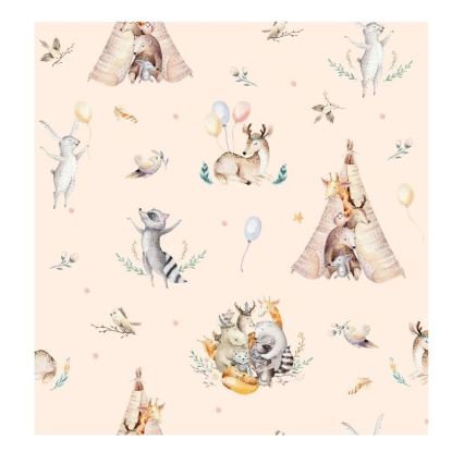 Dětské stropní svítidlo KIDS ROOM 1xE27/60W/230V pr. 40 cm zvířátka