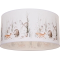 Dětské stropní svítidlo KIDS ROOM 1xE27/60W/230V pr. 40 cm zvířátka