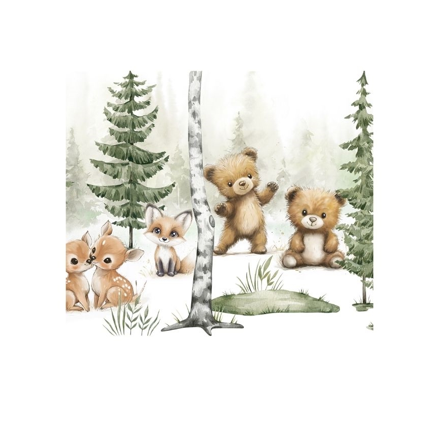 Dětské stropní svítidlo KIDS ROOM 1xE27/60W/230V pr. 40 cm zvířátka