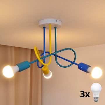 Dětské stropní svítidlo OXFORD 3xE27/60W/230V
