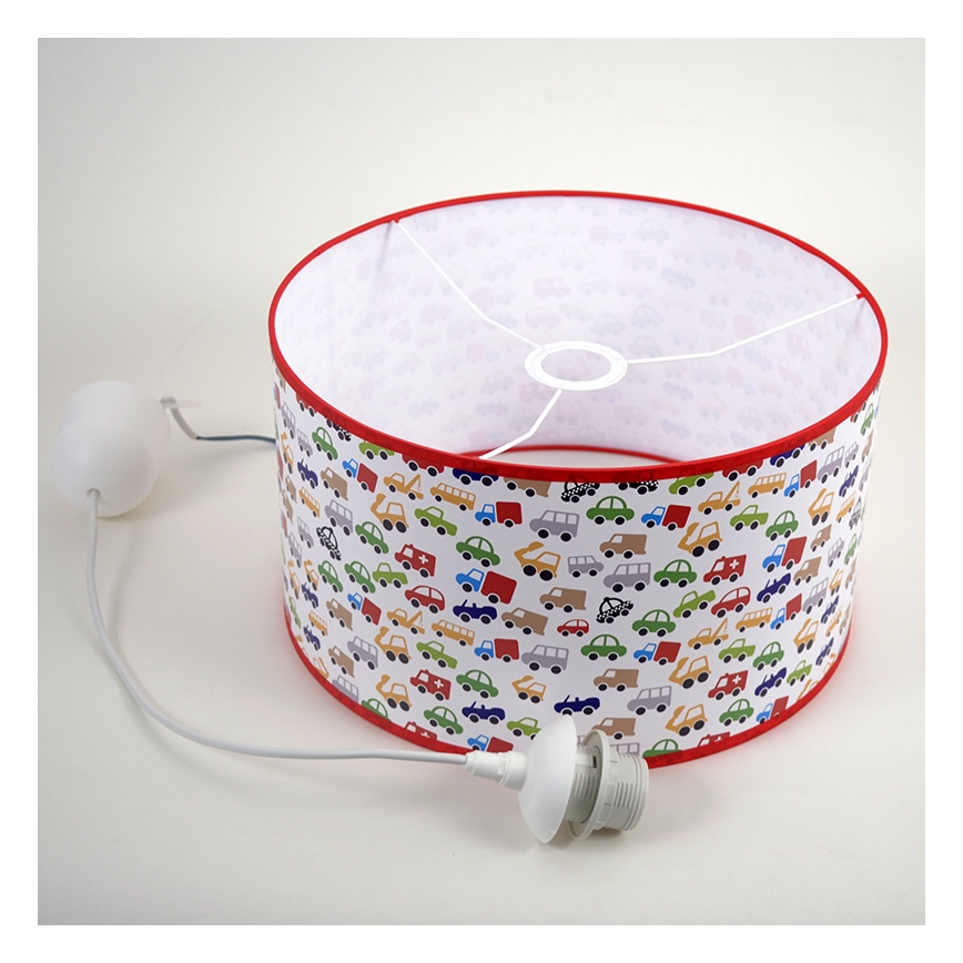 Dětský lustr AUTA 1xE27/60W/230V