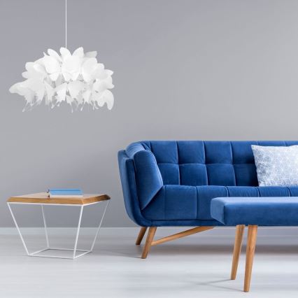 Dětský lustr FARFALLA 1xE27/60W/230V bílá