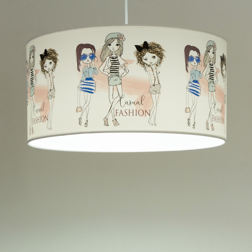 Dětský lustr GIRLS VIBES 1xE27/60W/230V pr. 40 cm dívky