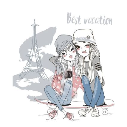 Dětský lustr GIRLS VIBES 1xE27/60W/230V pr. 40 cm Paris