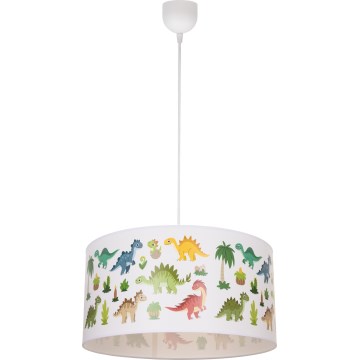Dětský lustr KIDS ROOM 1xE27/60W/230V pr. 40 cm dinosaurus